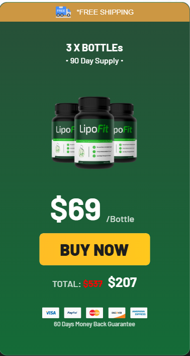 LipoFit 3 Bottle Price
