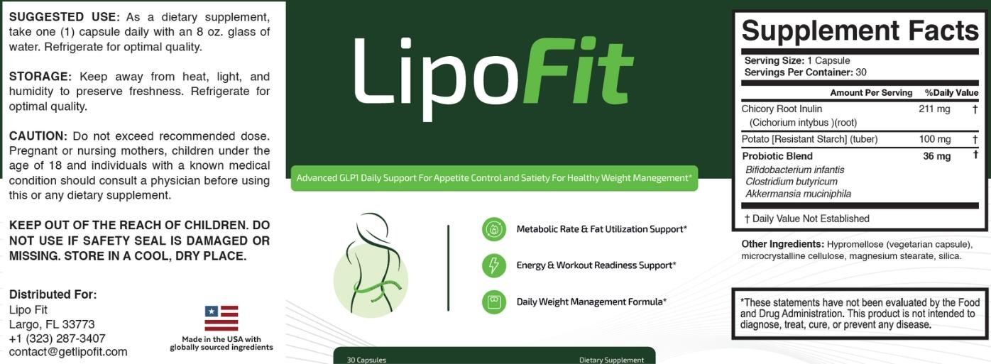 LipoFit label 